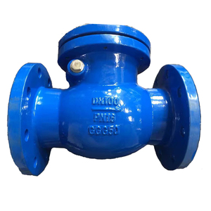 DN100 clapet anti-retour pivotant corps en fonte ductile siège en métal ou siège élastique disponible joint étanche pression PN10/16 face à face F6 - Product Image 1