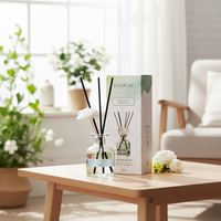 [BLOOMING] Reed Difüzör Premium Parfüm Tatlı Bezelye ve Gardenya Uzun Süreli Cam 150ml 130ml Ev ve Ofis Kullanımı İçin