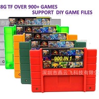 Nouvelle version USA/NTSC 900 en 1 cartouche de jeu vidéo Super 16 bits pour système de divertissement Super Nintendo