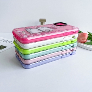 Dễ Thương Phim Hoạt Hình Mèo Mô Hình TPU Thiết Kế Chống Sốc Kitty Hoa Tùy Chỉnh Xin Chào Vòng Đeo Tay Sang Trọng Silicone Hợp Thời Trang Điện Thoại Di Động Trường Hợp - Product Image 6