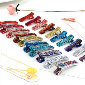 100 pièces bonne qualité Stock paillettes pince à <span class=keywords><strong>cheveux</strong></span> filles bébé Bling Bling épingle à <span class=keywords><strong>cheveux</strong></span> or argent <span class=keywords><strong>Rose</strong></span> métal <span class=keywords><strong>Barrette</strong></span> pour enfants - Product Image 2