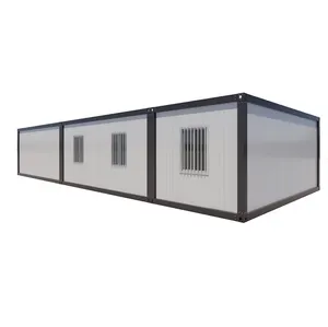Nhà máy thiết kế di động prefab phẳng gói căn hộ xây dựng đúc sẵn sống container nhà văn phòng với nhà để xe