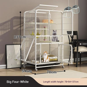 Snelle Levering Verpakt In <span class=keywords><strong>Plastic</strong></span> Dienblad Op Maat Gemaakt Professionele Metalen Kennel Groot Kattenhuis - Product Image 2