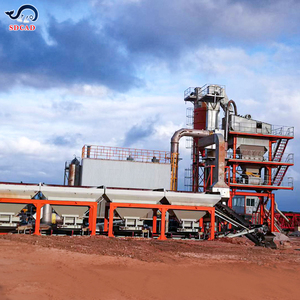 Planta Móvil de Mezcla de Asfalto de Flujo Contrario de 80t/h para Producción de Mezcla Caliente HMA, Sistema de Operación Continua para Pavimentación de Carreteras - Product Image 4