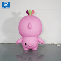 Ballon gonflable de personnage de mascotte de dessin animé de dauphin de dessin animé personnalisé