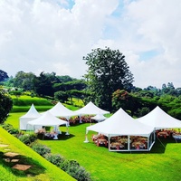 Tente Hexagonale Gonflable Robuste et Portable de 6 m (20 pieds) pour Mariages et Salons Professionnels, Personnalisable