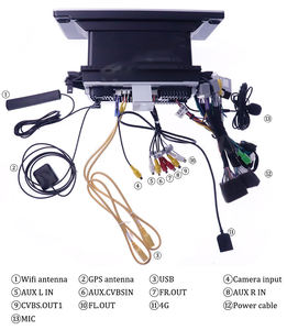 NAVIHUA Lecteur DVD de voiture 12,3 pouces FM <span class=keywords><strong>AM</strong></span> MP5 Android Autoradio Moniteur GPS Navigation pour Acura MDX - Product Image 5