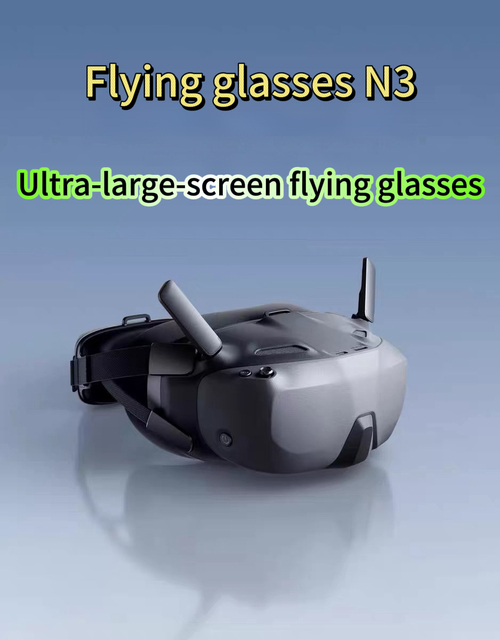 Compatible with O4 Air Unit Pro, Avata 2 & Neo | Wide-View N3 FPV Goggles with Extra-Large HD Screen