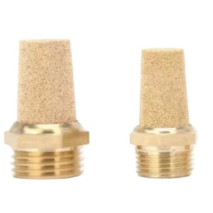 Nuevo Silenciador Neumático de Latón con Filtro de Rosca Macho para Maquinaria Agrícola y de Construcción, Disponible en Tamaños 1/8, 1/4, 3/8, 1/2 - Product Image 6