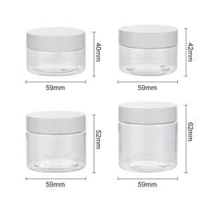 Pot en plastique transparent de soins de la peau cosmétiques de 50g 60g 80g 100g pour le beurre de corps - Product Image 6