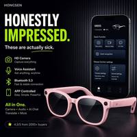Lunettes Intelligentes IA avec Monture en Titane, Contrôle par Application, Port de Charge Type-C, Vidéo 2K, Traduction en Temps Réel, Appels Téléphoniques, Lecteur de Musique, Image