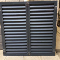 Auvent solaire manuel/électrique Pare-soleil en aluminium Système vertical Volets en aluminium Cadre de fenêtre