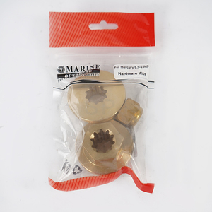 Kit d'hélice <span class=keywords><strong>hors</strong></span>-<span class=keywords><strong>bord</strong></span> professionnel pour <span class=keywords><strong>moteur</strong></span> <span class=keywords><strong>Mercury</strong></span> 9.9-25HP, comprenant une rondelle de poussée, une rondelle de butée et une écrou - Product Image 6