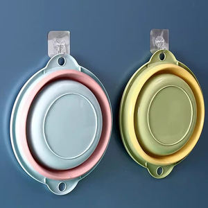 Bañera plegable redonda de silicona, lavabo infantil, lavabo doméstico engrosado, lavabo para lavar verduras - Product Image 3