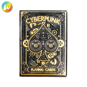 Yimi Luxe Speelkaarten Op Maat Logo Papieren Deck Voor Poker & Liquor Waterdicht Glanzend Bordspel - Product Image 1
