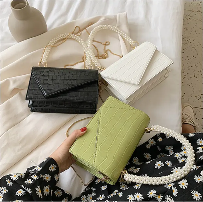 Новинка 2019, Корейская квадратная сумка с железной ручкой, модная маленькая сумочка на цепочке в западном стиле, оптовая продажа, маленькая сумка через плечо