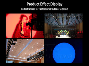 IP không thấm nước <span class=keywords><strong>Zoom</strong></span> 300W trắng/<span class=keywords><strong>RGBW</strong></span> <span class=keywords><strong>LED</strong></span> leko hồ sơ ánh sáng tại chỗ mát trắng trường-có thể lựa chọn cho các sự kiện phát sóng nhà hát ngoài trời - Product Image 5