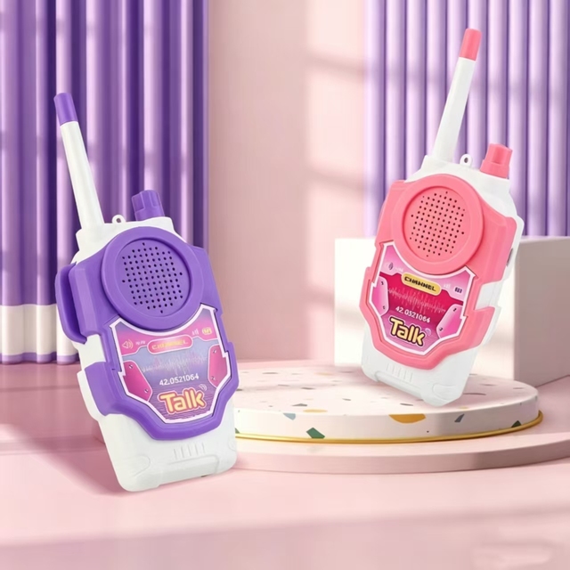 Mini Walkie Talkie 50M Long Range Two Way Radio Comunicador Interactive Intercom Real Time Messaging Walkie Talkie for Kid Gifts
