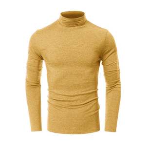 <span class=keywords><strong>Camiseta</strong></span> de Manga Larga con Cuello Alto para Hombre, de Alta Calidad, Ajustada, Cómoda y Cálida, para Primavera y Otoño - Product Image 4