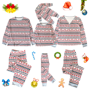 Christmas Moose Family Matching Clothes Pajamas Set 2023 Year Costume Mother <strong>Daughter</strong> Sleepwear Family <strong>Outfit</strong> Kid Baby Nightwear - Product Image 5