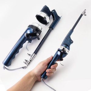 Canne à pêche pliable Wildtrek avec moulinet intégré 1,38 m – Combo portable pour voyage, <span class=keywords><strong>camping</strong></span>, cadeau, carpe crucian, ruisseau - Product Image 5