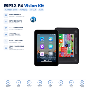 Carte de développement de vision intelligente HT Waveshare ESP32-P4 avec écran tactile capacitif de 3,5 pouces et caméra OV5647, compatible IA - Product Image 2