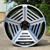 RCSR Nouvelles jantes forgées en alliage d'aluminium d'origine 24 et 26 pouces polies à rayons multiples pour voitures particulières Golf Magotan Passat