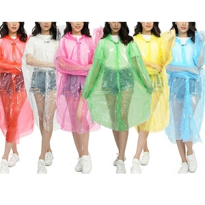 Poncho para adultos, talla única, impermeable, duradero, de vinilo, para viajes, senderismo y actividades al aire libre. - Product Image 5