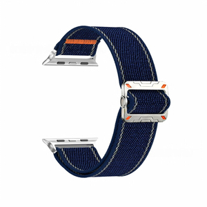 Bracelet de montre en nylon réfléchissant King Kong avec bouton coulissant pour <span class=keywords><strong>Apple</strong></span> <span class=keywords><strong>Watch</strong></span> 9, 10, S11 et IWatch Ultra - Product Image 6