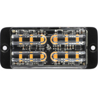 ECE R10 rot weiß zweifarbig LED-Verkehrs not warn gitter blinkende Grill blitzlichter