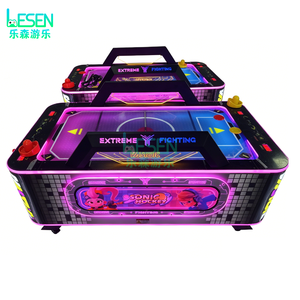 Machine de jeu d'arcade d'intérieur à monnayeur pour enfants, avec fonction de <span class=keywords><strong>musique</strong></span> et de double réaction, jeu de sport 2 joueurs, Table de hockey sur air Stick Star - Product Image 3