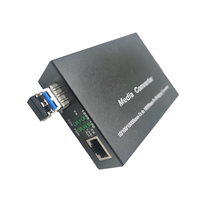 SFP Fiber optik ortam dönüştürücü 100/1000M Ethernet dönüştürücü alıcı-verici