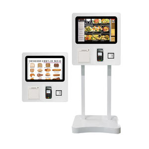 บอร์ดเมนูดิจิทัลสำหรับร้านอาหารขนาด15.6นิ้วเครื่องเล่นสื่อหน้าจอสัมผัสพร้อม WIFI สำหรับระบบการสั่งซื้อแบบบริการตนเอง - Product Image 3