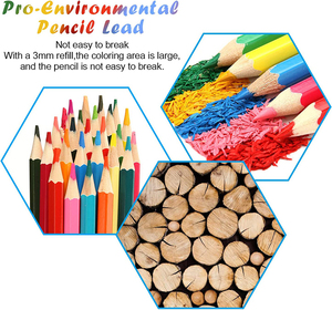 Juego de <span class=keywords><strong>48</strong></span> Lápices de Colores Profesionales a Base de Agua, para Colorear, Difuminar y Crear Capas - Product Image 3