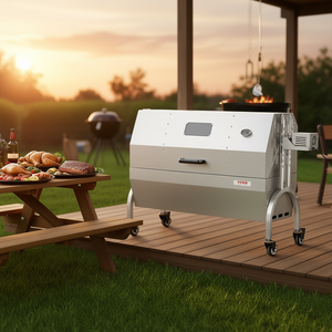 Barbecue rotatif électrique Vevor Roaster Spit, 132 lb, entièrement couvert, pour la cuisson de porc, agneau et poulet. - Product Image 2