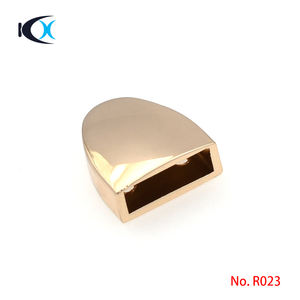 बैग हार्डवेयर चमड़े की बेल्ट धातु समाप्ति टिप्स जिंक मिश्र का पट्टा अंत टोपियां - Product Image 2