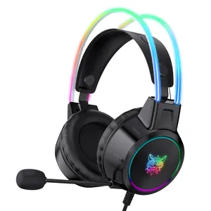 سماعة رأس Onikuma X15 PRO عالية الجودة للتمويه pc dongguan mic hedset للألعاب وسماعات رأس مع مشغل صوت إلكتروستاتيكي