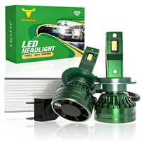 NIULUX Lampe de voiture N22 H4 LED Phare 65W 5600LM Haute Puissance 6500K Blanc Froid Ultra Lumineux Universel OEM/ODM
