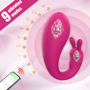 Vibrador de Clítoris y Punto G con Control por Aplicación BANSEY, 9 Velocidades, Doble Masajeador, Juguete Sexual para Adultos - Product Image 1