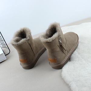 מגפי עור כבש איכותיים בסגנון מערבי, מגפי אגס מקוריים, מגפי אגס קאנטרי לנשים - Product Image 5