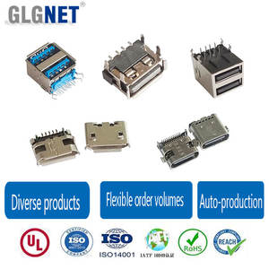 GLGNET USB 2.0/3.0 Type-C メス4ピンコネクタ（ネジロック式）RoHS認証取得済み（PCB/充電器用） - Product Image 3