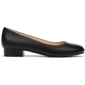 Chaussures de bureau décontractées pour femmes, à talon carré <span class=keywords><strong>et</strong></span> à bout rond, en cuir <span class=keywords><strong>blanc</strong></span> <span class=keywords><strong>et</strong></span> <span class=keywords><strong>noir</strong></span>. - Product Image 4