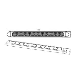 Ventes à bas prix d'usine de 12/24V Big Truck RV Motorhome Indicateur arrière élevé Led <span class=keywords><strong>Clignotant</strong></span> - Product Image 6