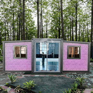 โครงตู้คอนเทนเนอร์ขยายได้20ฟุต40ฟุตบ้านสำเร็จรูป<span class=keywords><strong>สาย</strong></span>เคเบิล<span class=keywords><strong>สอง</strong></span>ห้องนอนบ้านภาชนะขยายได้สำหรับโรงแรม - Product Image 3