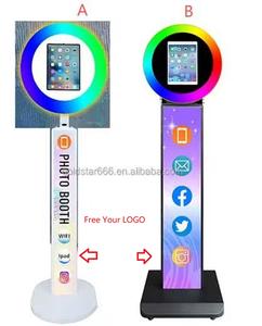 Top Vente Cabine <span class=keywords><strong>Photo</strong></span> 360 pour iPad, 10.2, 11, 12.9 Pouces, Nouvelle Borne Selfie pour Événements Sociaux, Fêtes, Mariages, Diffusion en Direct <span class=keywords><strong>et</strong></span> DJ - Product Image 5