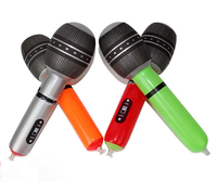 Inflatable Microphones Inflatable Musical Instruments for Musical Concert Themed Party Ready to Ship 24cm