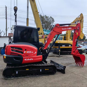 Used Kubota KX165 KX165-5 5 ton Small Excavator Second Hand Kubota KX163 KX165 <b>Mini</b> Digger with Thumb - Product Image 1