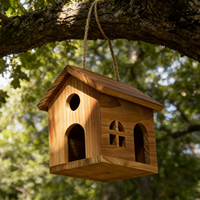 Nichoirs en bois FSC&BSCI&EUDR pour l'extérieur, nichoirs suspendus, nichoir pour oiseaux bleus