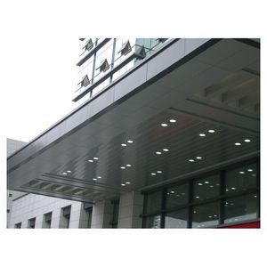 Exteriorl haute résistance commerciale Durable en aluminium Triple Double glaçure Lowe verre façade mur-rideau unitisé - Product Image 1