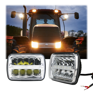 ไฟหน้า LED สี่เหลี่ยมคุณภาพสูงขนาด 5 * 7 นิ้ว 35 วัตต์พร้อมไฟสูง / ต่ําและไฟจอดรถสําหรับเครื่องจักรกลการเกษตร - Product Image 1